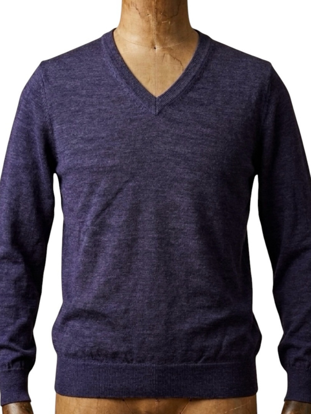 Frank & Oak 100% Wool Sweater V-neck Premium